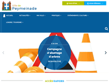 Tablet Screenshot of peymeinade.fr